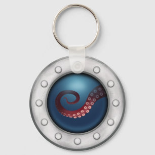 Porte-clés Sous-marin Porthol Deep Sea Creature Steampunk
