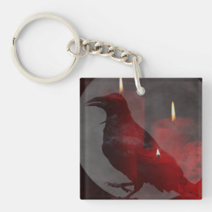 Porte-clés Sous votre charme en rouge