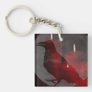 Porte-clés "Sous votre charme en rouge"