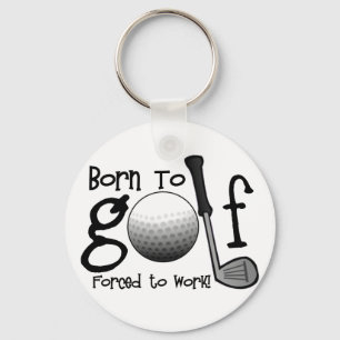 Porte-clés Soutenu pour jouer au golf, obligatoire pour