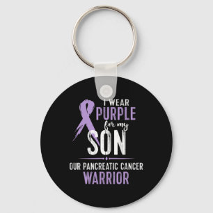 Porte-clés Soutien de sensibilisation au cancer pancréatique