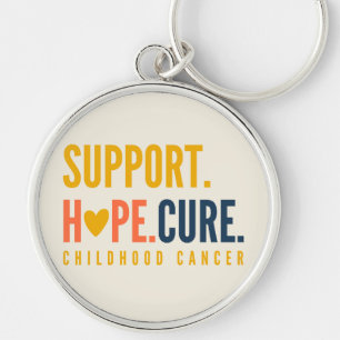 Porte-clés soutien du cancer de l'enfance espoir guérison Por