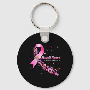 Porte-clés Soutien du guerrier du cancer du sein Équipe du ca
