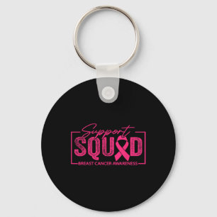 Porte-clés Soutien du guerrier du cancer du sein Équipe du ca