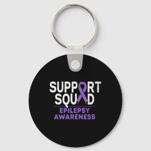 Porte-clés Soutien Escadron Epilepsie Sensibilisation Mois Fa