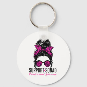 Porte-clés Soutien Squad Sensibilisation au cancer du sein Me