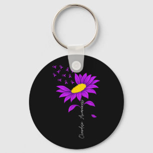Porte-clés Soutien Violet pour la Sensibilisation au Surdosag
