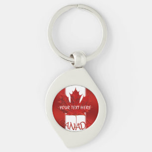 Porte-clés souvenir Canada personnalisé drapeau du
