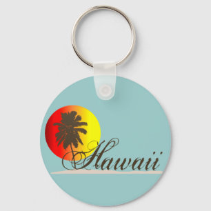 Porte-clés Souvenir de coucher du soleil d'Hawaï