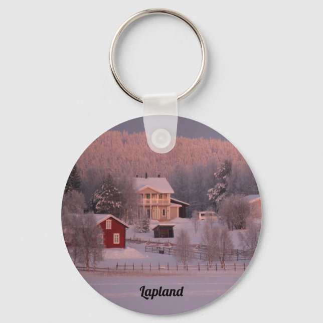 Porte-clés Souvenir de Laponie (Recto)
