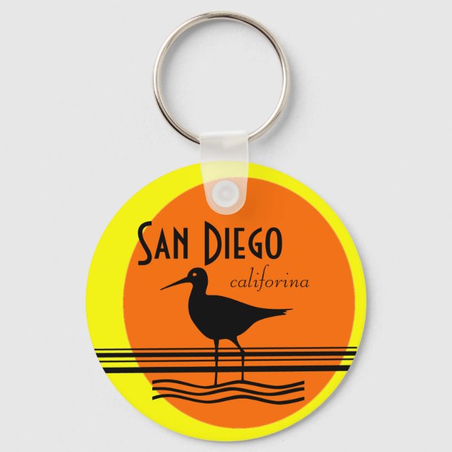 Porte-clés Souvenir de San Diego-Sunset (Recto)
