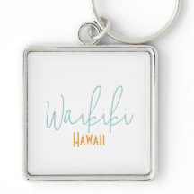 Porte-clés souvenir de voyage Waikiki, Hawaï