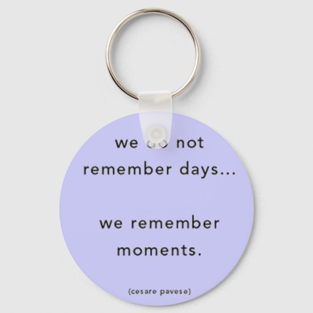 Porte-clés Souvenir des moments (Recto)