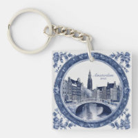 Souvenir personnalisé Blue Delft Amsterdam