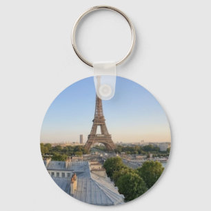Porte-clés Souvenir personnalisé de la skyline de la ville de