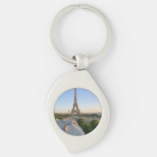 Porte-clés Souvenir personnalisé de la skyline de Paris
