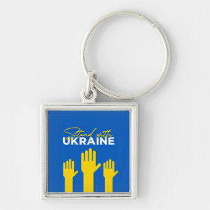 Porte-clés Soyez avec le Porte - clé Carré ukrainien