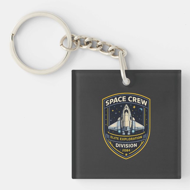 Porte-clés Space Crew Exploration Division Academy Keychain  (Devant)
