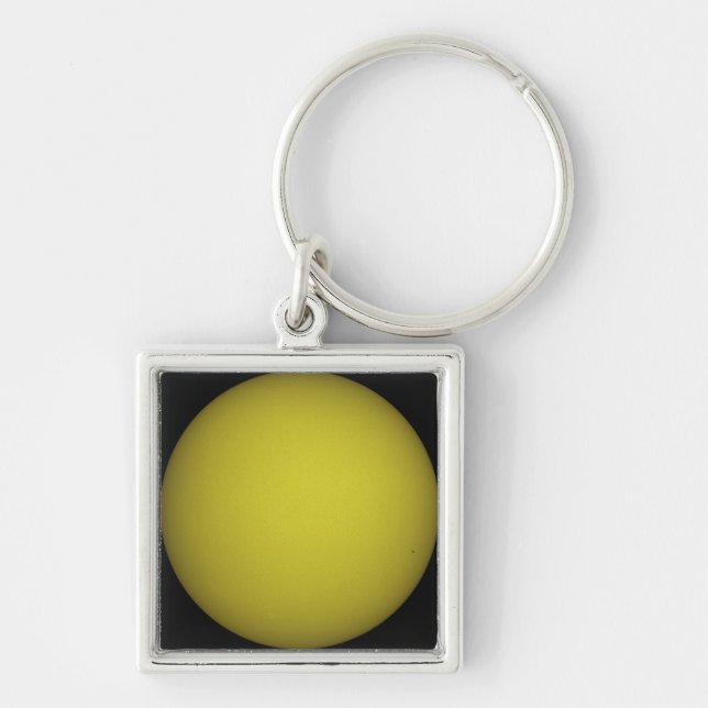 Porte-clés Space Shuttle Atlantis est vue en silhouette (Devant)