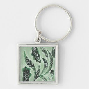 Porte-clés Spécialiste botanique de la verdure dessinée à la