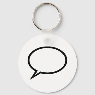 Porte-clés Speech Bubble