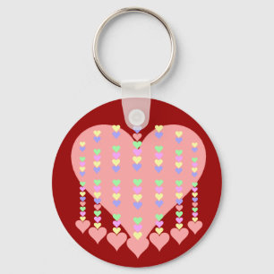Porte-clés Spine des Coeurs Cadeaux et Vêtements