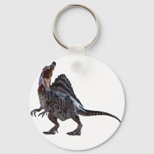 Porte-clés Spinosaurus s'accroupissant et regardant vers la