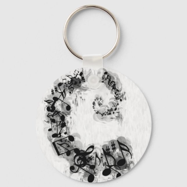 Porte-clés Spiral musical (Recto)