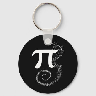 Porte-clés Spiral Pi Math Funny Pi Day 3.14 Math Equation Gif