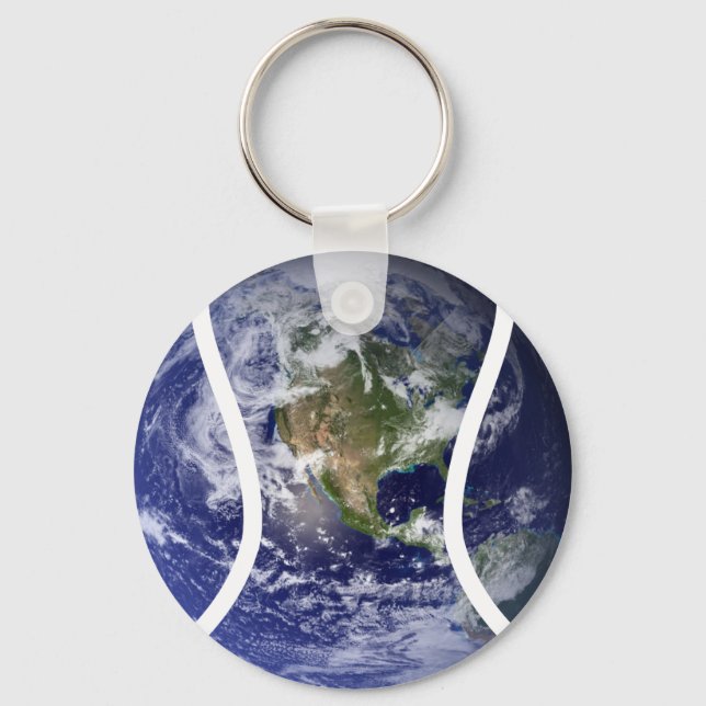 Porte-clés Sport ball Tennis Earth (Recto)
