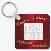 Square Agility Course Themed Keychain