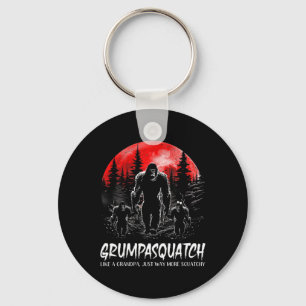 Porte-clés Squatch Funny Bigfoot Papa Sasquatch Yeti Pères D