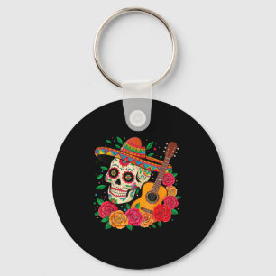 Porte-clés Squelette chapeau cinq de mayo