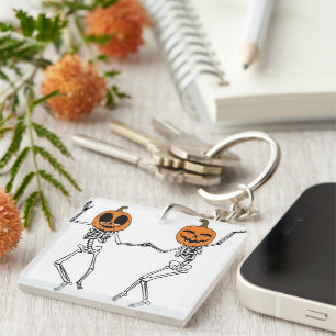 Porte-clés Squelette dansant Halloween 