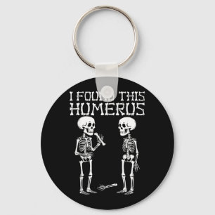 Porte-clés Squelette d'Halloween Humérus Trouvé Costume Drôle