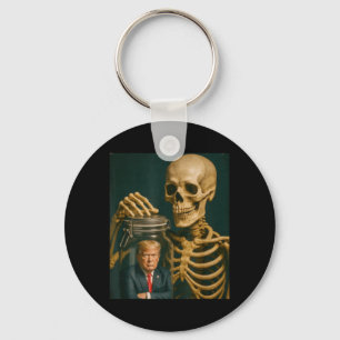 Porte-clés Squelette drôle d'Halloween