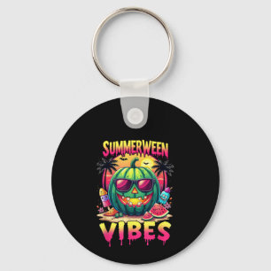 Porte-clés Squelette Été Été Vibes Watermelon Jack-O