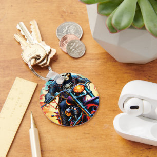 Porte-clés Squelette Traverser la grotte des feux