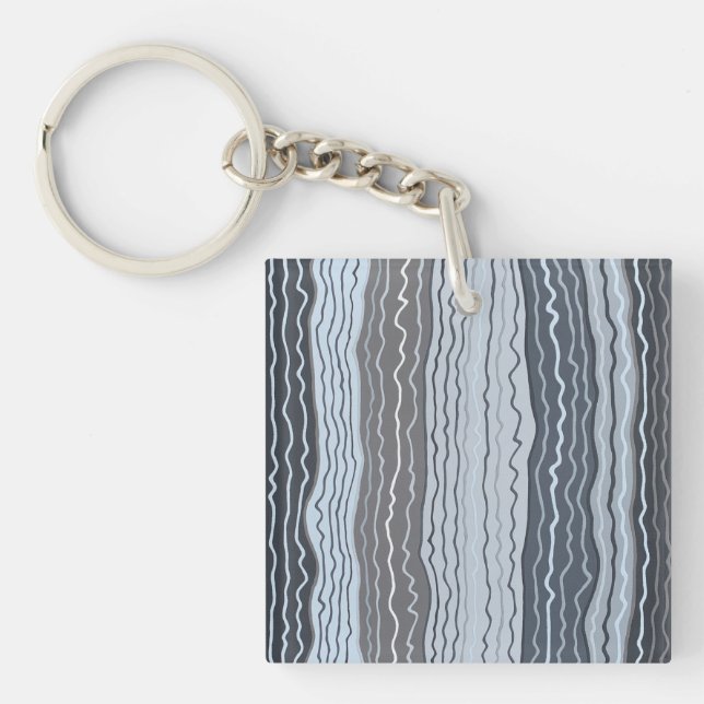 Porte-clés Squiggles modernes 5 Porte - clé (Devant)