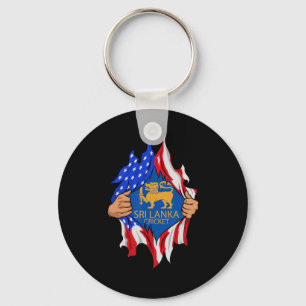 Porte-clés Sri Lanka Cricket Drapeau Usa Parfait Pour Les Fan