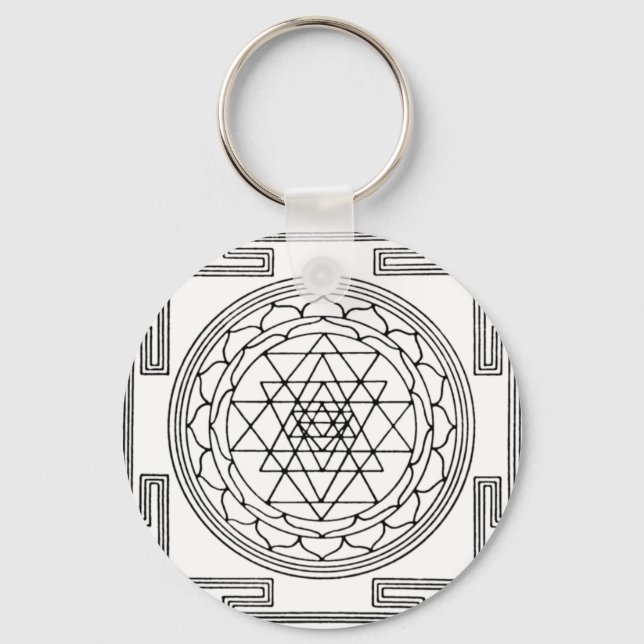 Porte-clés Sri Yantra Mandala (Recto)