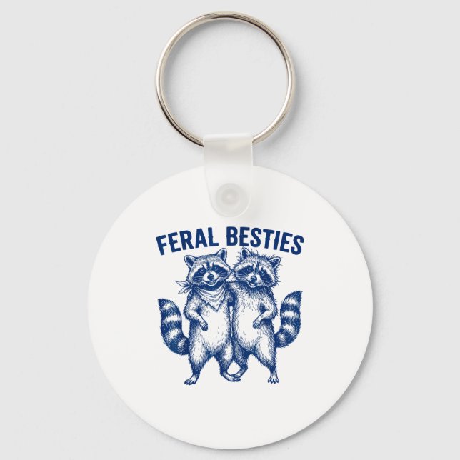 Porte-clés Ssum Feral Ies Matching Friend Twinning Funny Bff  (Recto)
