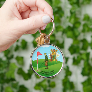 Porte-clés St. Andrew et Dapper Homme Golfer