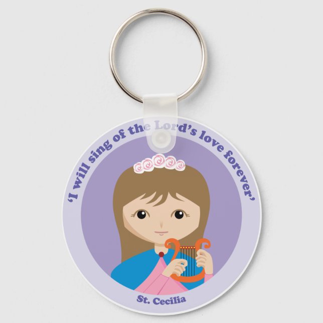 Porte-clés St. Cecilia (Recto)