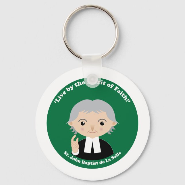 Porte-clés St. John Baptist de La Salle (Recto)