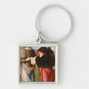 Porte-clés St John l'évangéliste et St Augustine de