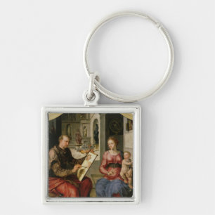 Porte-clés St Luke peignant la Vierge, c.1545