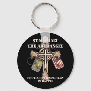Porte-clés St Michael Arkhangel - protégez nos soldats