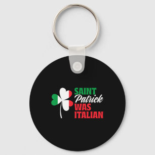 Porte-clés St Patrick Était Shamrock Italien Clover Saint Par