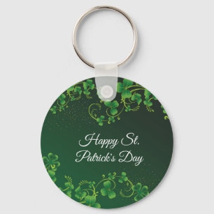 Porte-clés St. Patrick's Day Green Vine Shamrock Irish Party